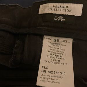 Versace Collection Black Nero Denim